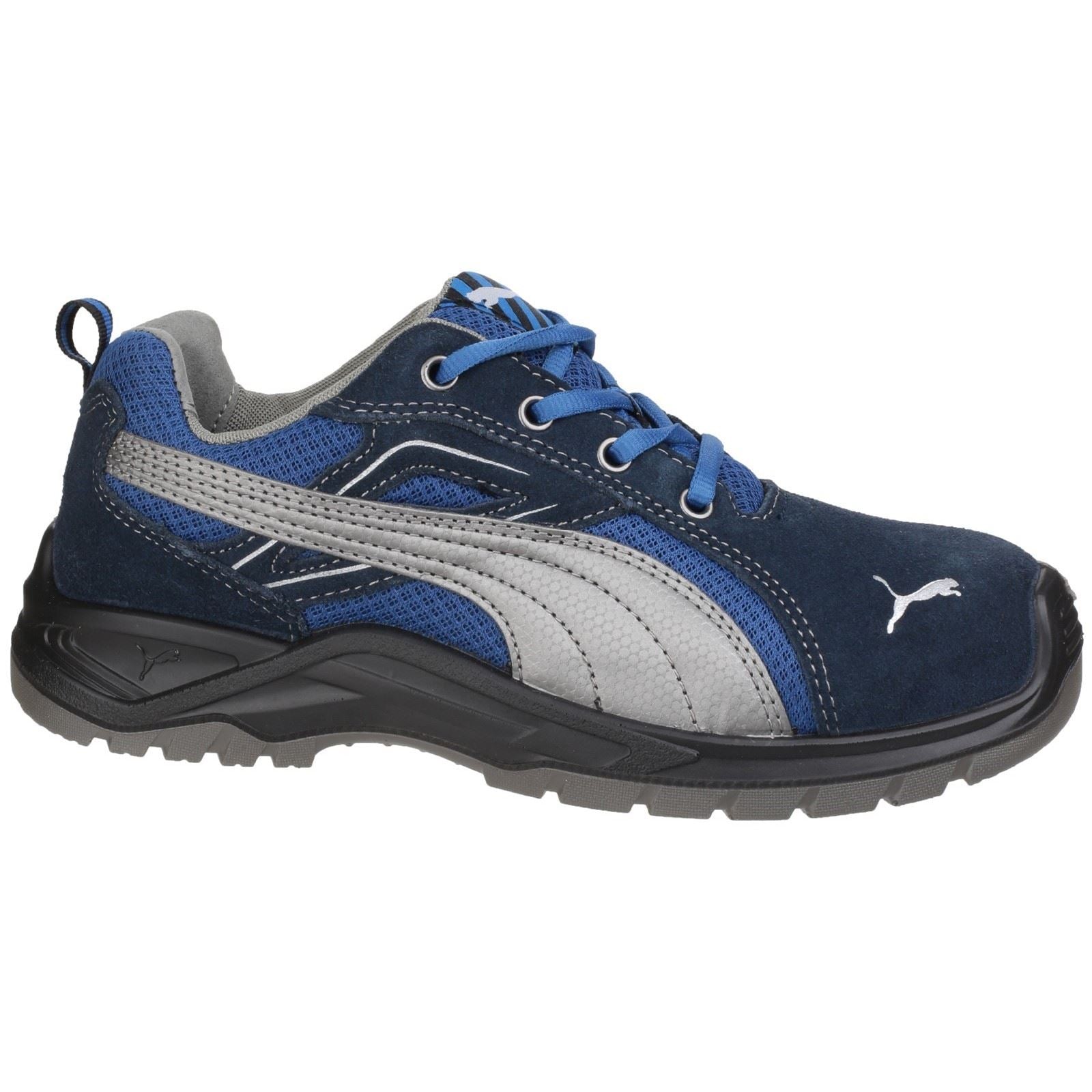 Puma Safety  Baskets De Sécurité Omni Sky Low Suède+Textile Bleu