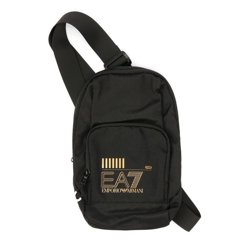 EA7 Train Core Large Sac Bandoulière Noir Pour Homme En Polyester