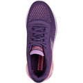 Skechers Go Walk Air 3.0 Sneakers En Textile Pour Femmes De Couleur Prune