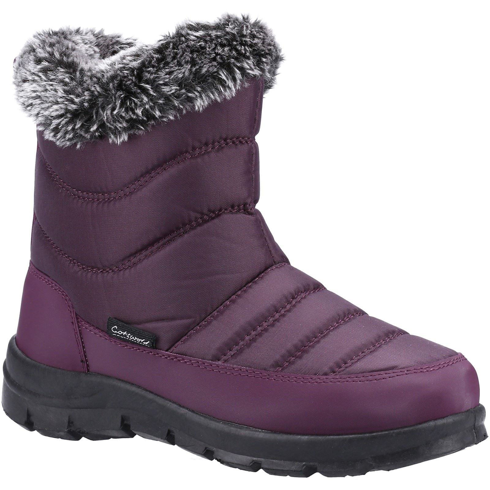 Cotswold Longleat Bottes En Caoutchouc Violettes