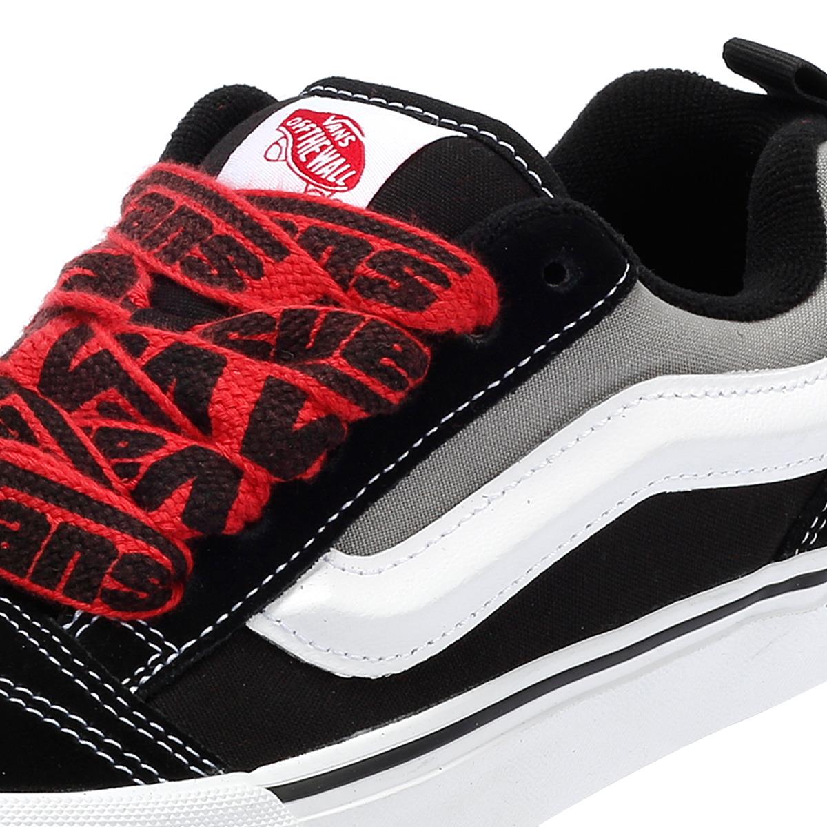 Vans Knu Skool Baskets En Daim Noir/Gris