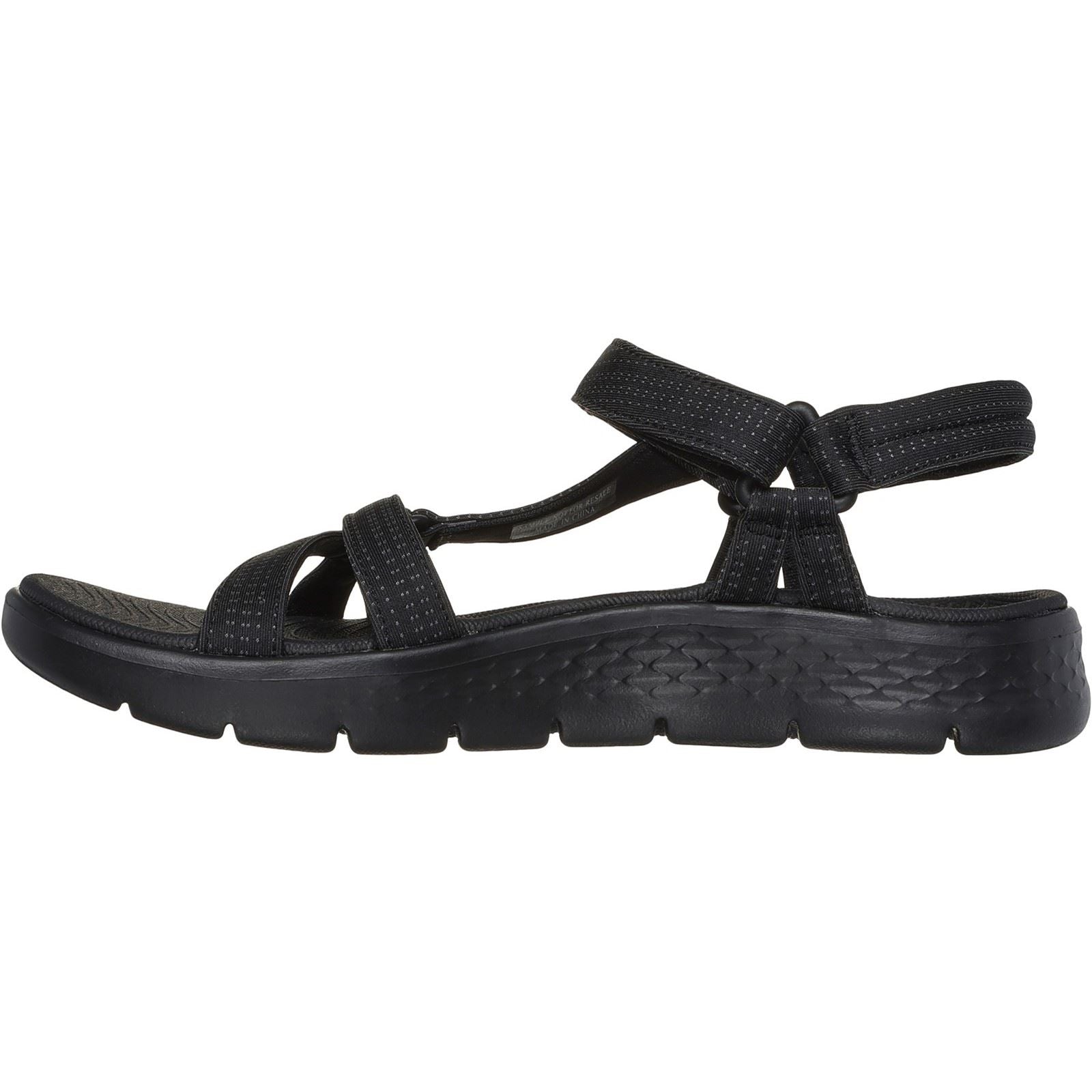 Skechers GO WALK Flex Sublime Sandales Noires Pour Femmes En Polyester