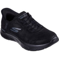 Skechers Go Walk Flex Mali Baskets Noires Pour Femmes En Toile