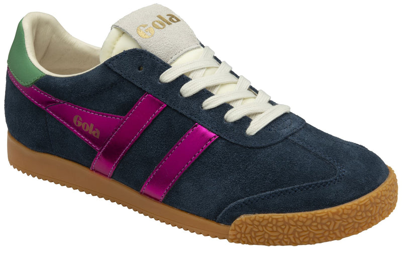 Gola Elan Glitz Baskets Bleues Pour Femmes Suède
