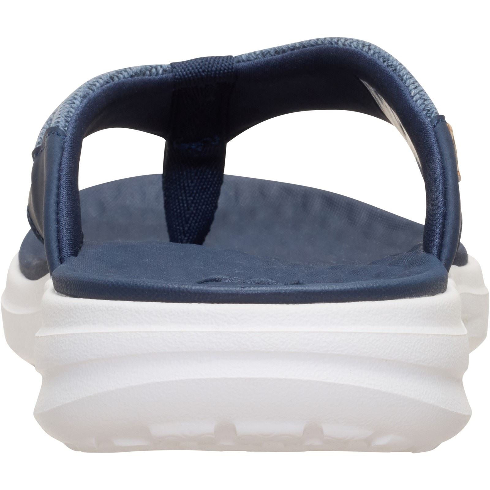 HEYDUDE Finn Flip Sandales Pour Hommes En Polyester Bleu Marine