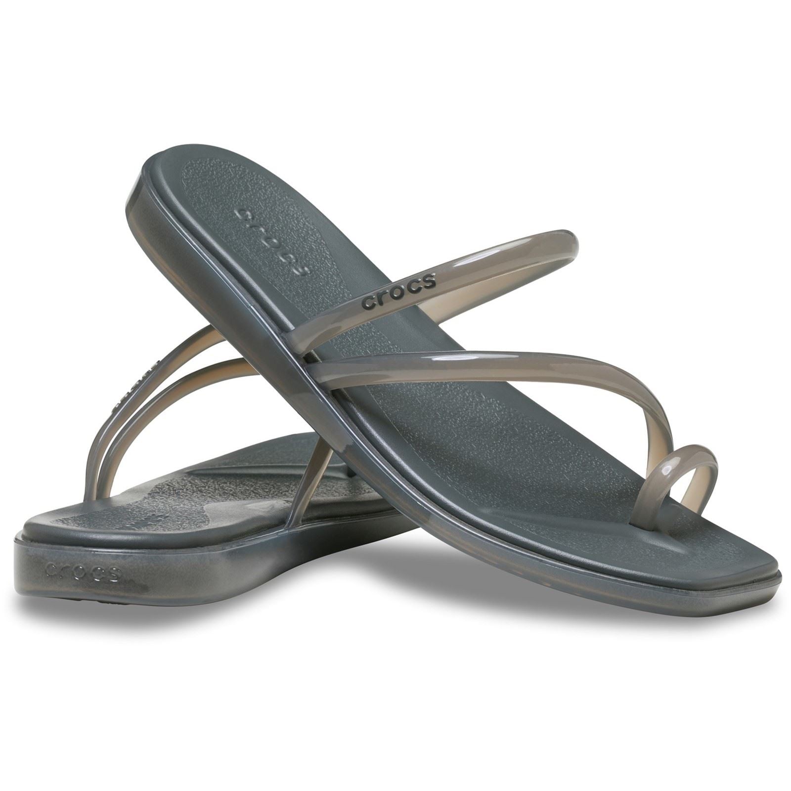 Crocs Miami Jely Toe Loop Sandales En Carbone Eva Pour Femmes