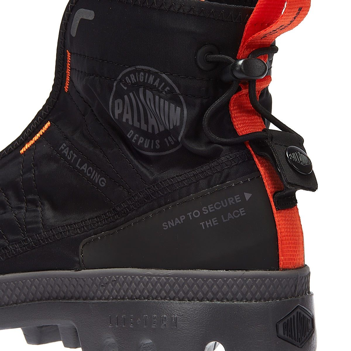 Palladium Pampa Travel Lite Bottes noires pour hommes