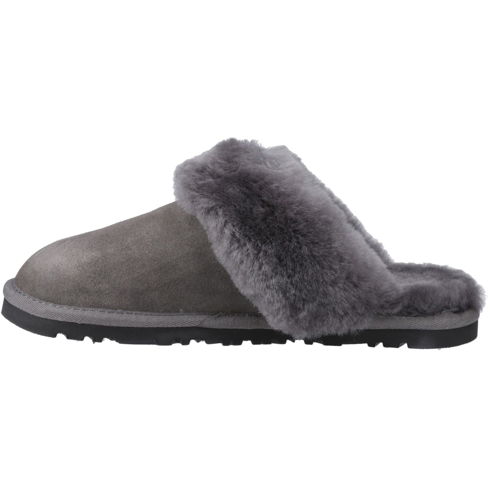 Hush Puppies Samantha Chaussons Gris Pour Femmes En Suède
