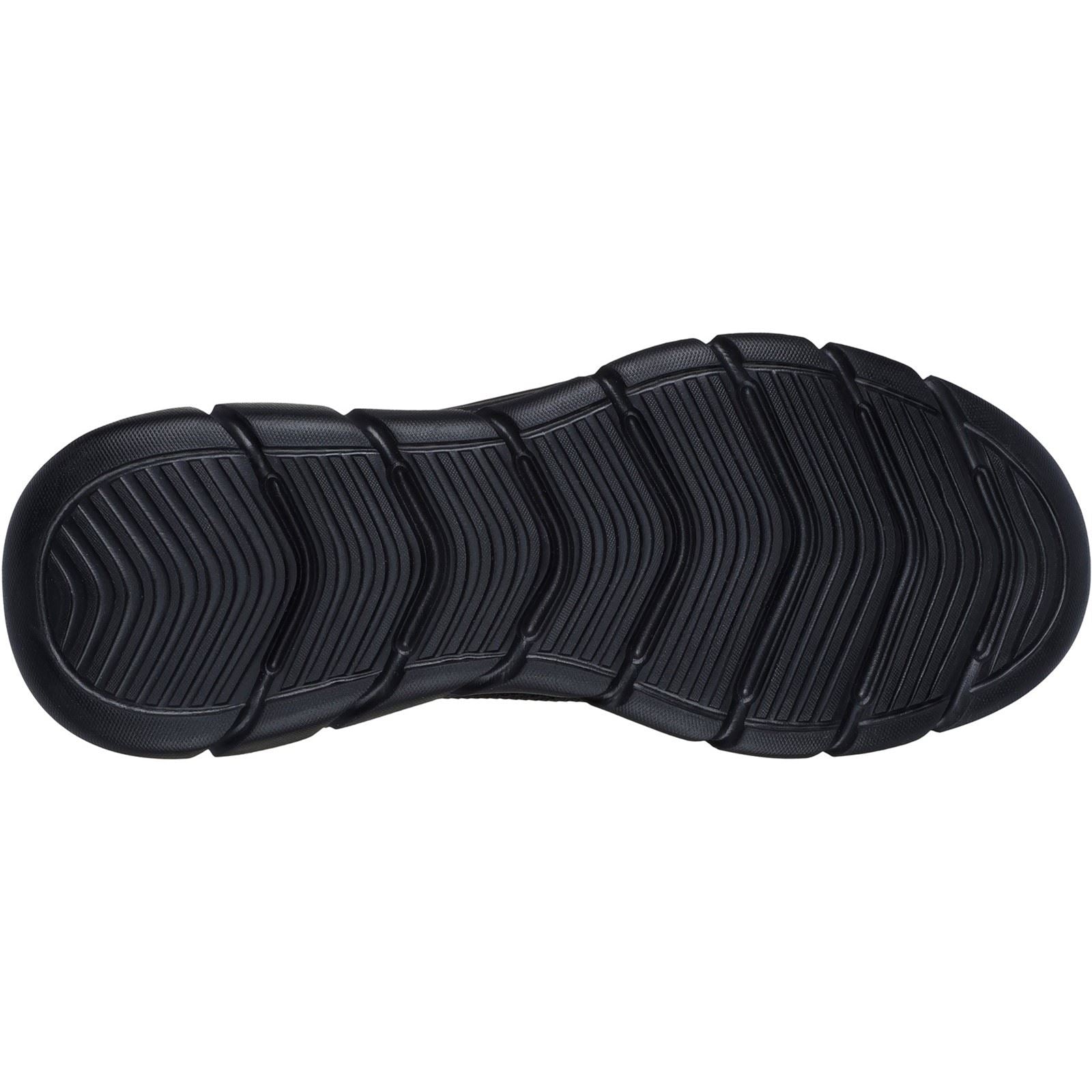 Skechers BOBS Sport B Flex Resilient Sneakers Noires Pour Homme En Textile