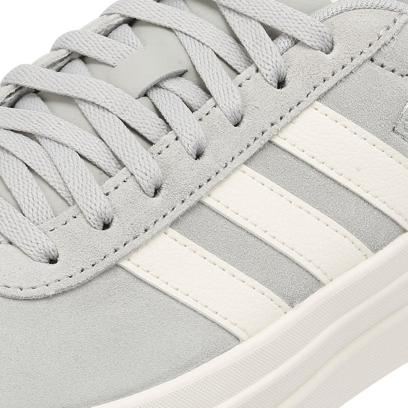 Adidas VL Court Bold Baskets Femme En Cuir Gris