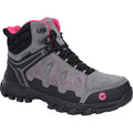 Hi-Tec V-Lite Explorer WP Bottes De Randonnée Pour Femmes En Daim De Vache Gris/fuchsia