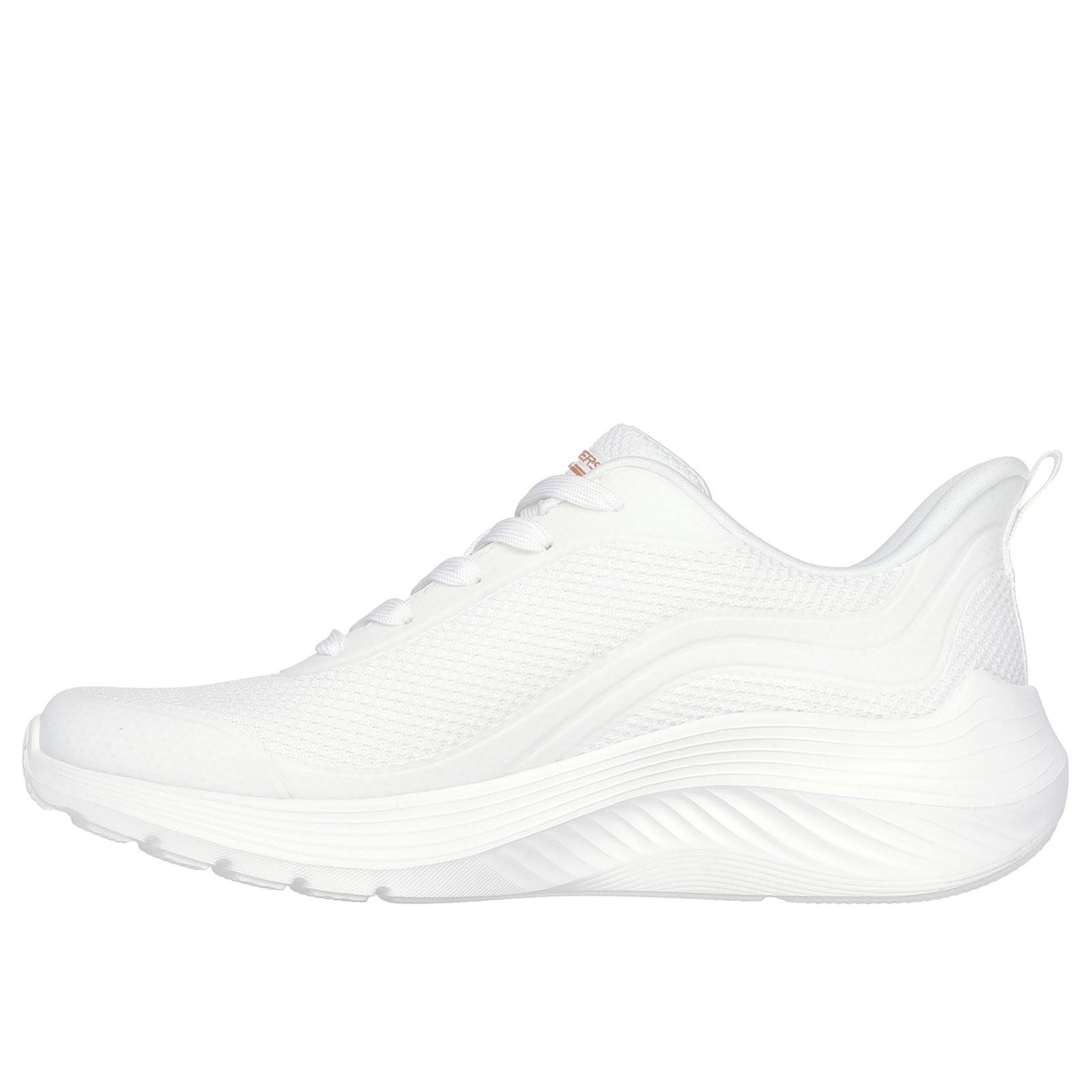 Skechers Bobs Squad Waves Still Wading Sneakers En Toile Blanche Pour Femme