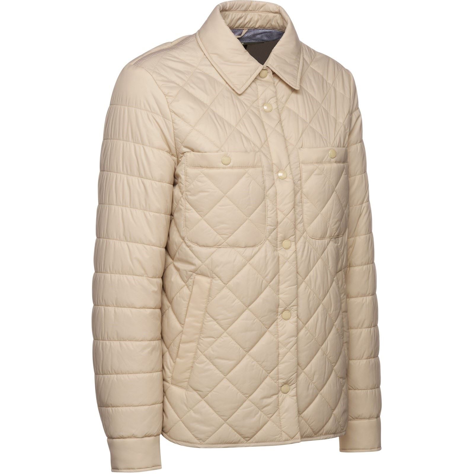 Geox W AMABEL Veste Chemise Brune Pour Femmes