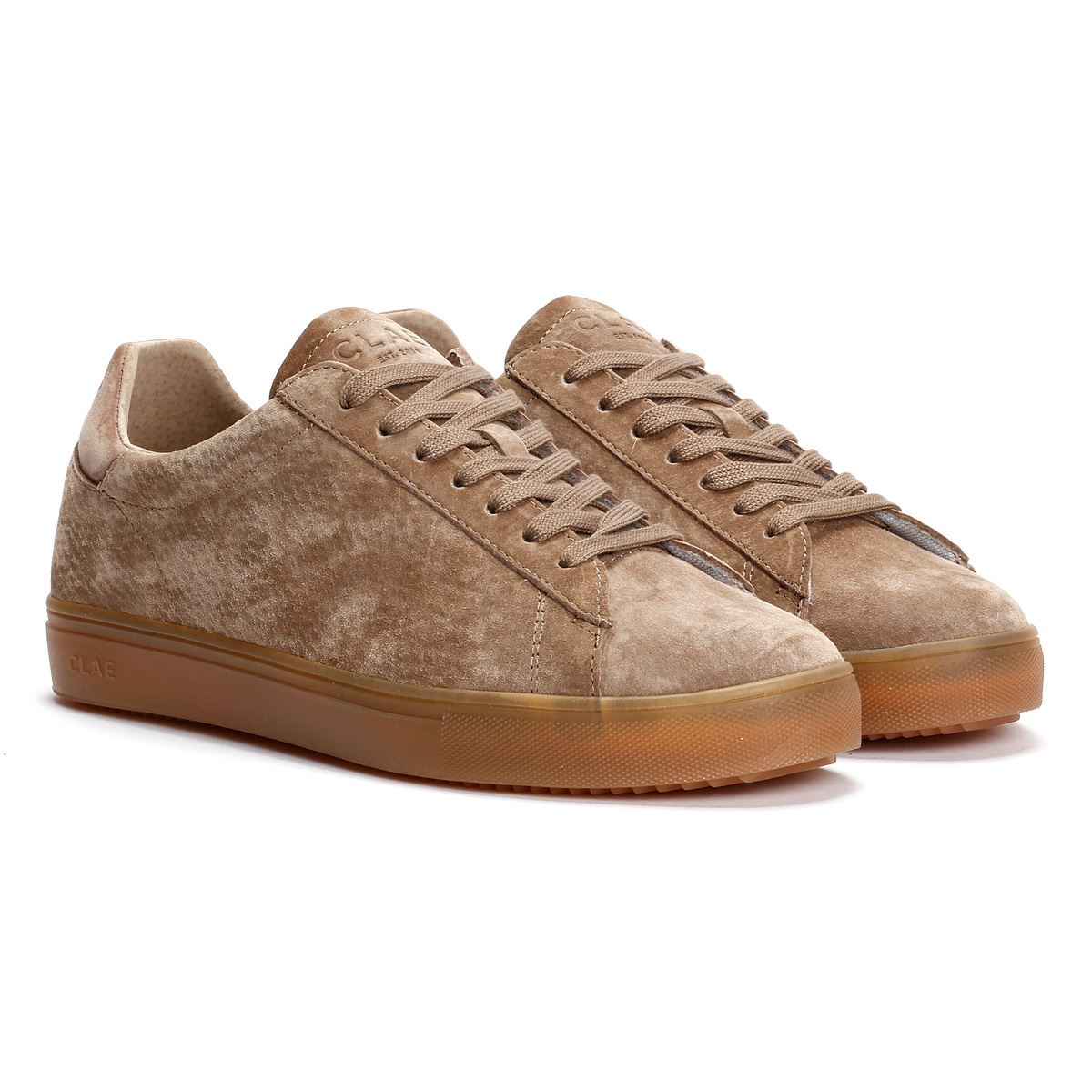 Clae Bradley Chaussures De Sport Marron Pour Homme En Suède