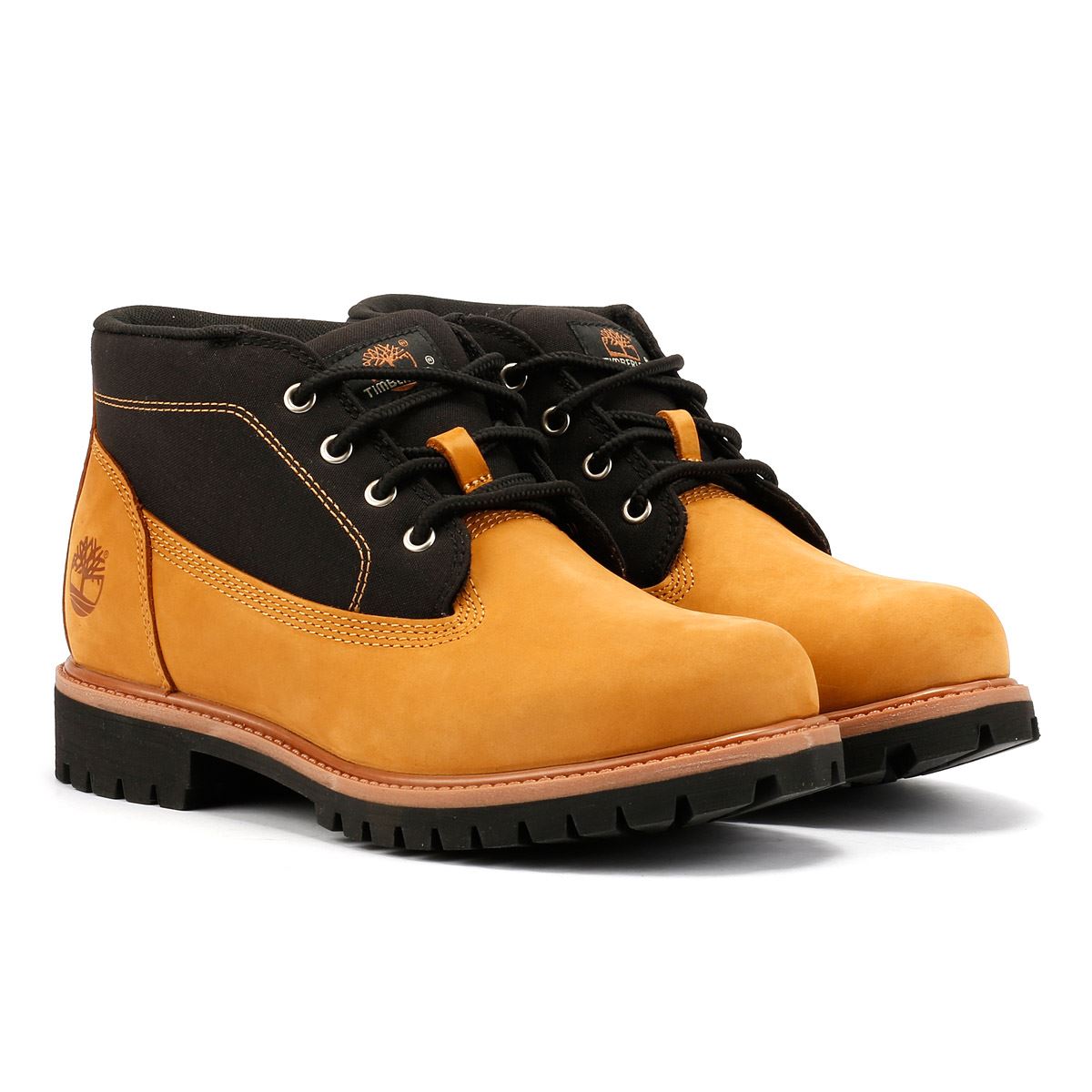 Timberland Mid Lace Chukka Workwear II Chaussures Pour Hommes En Cuir Jaune