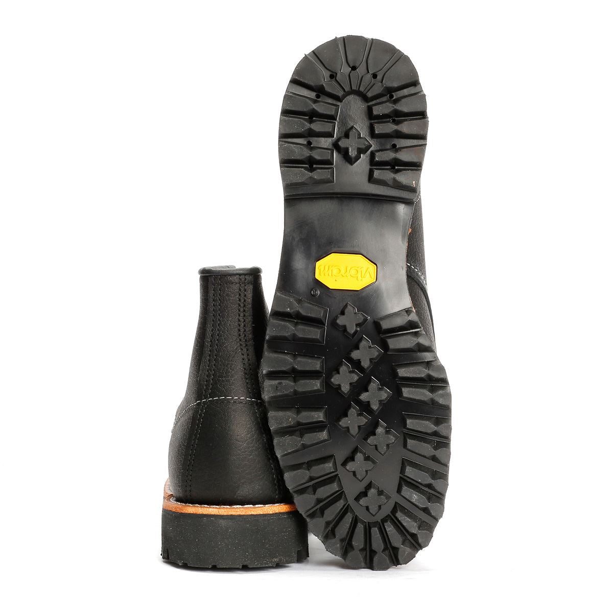 Red Wing 2949 Roughneck 6" Moc Toe Bottes Noires En Cuir Pour Hommes