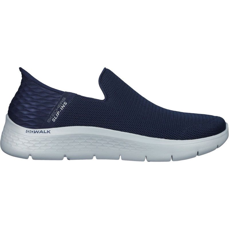 Skechers Go Walk Flex No Hands Baskets En Synthétique Pour Homme, Couleur Marine