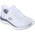 Skechers Summits Diamond Dream Chaussures De Sport Blanc/Argent Pour Femme