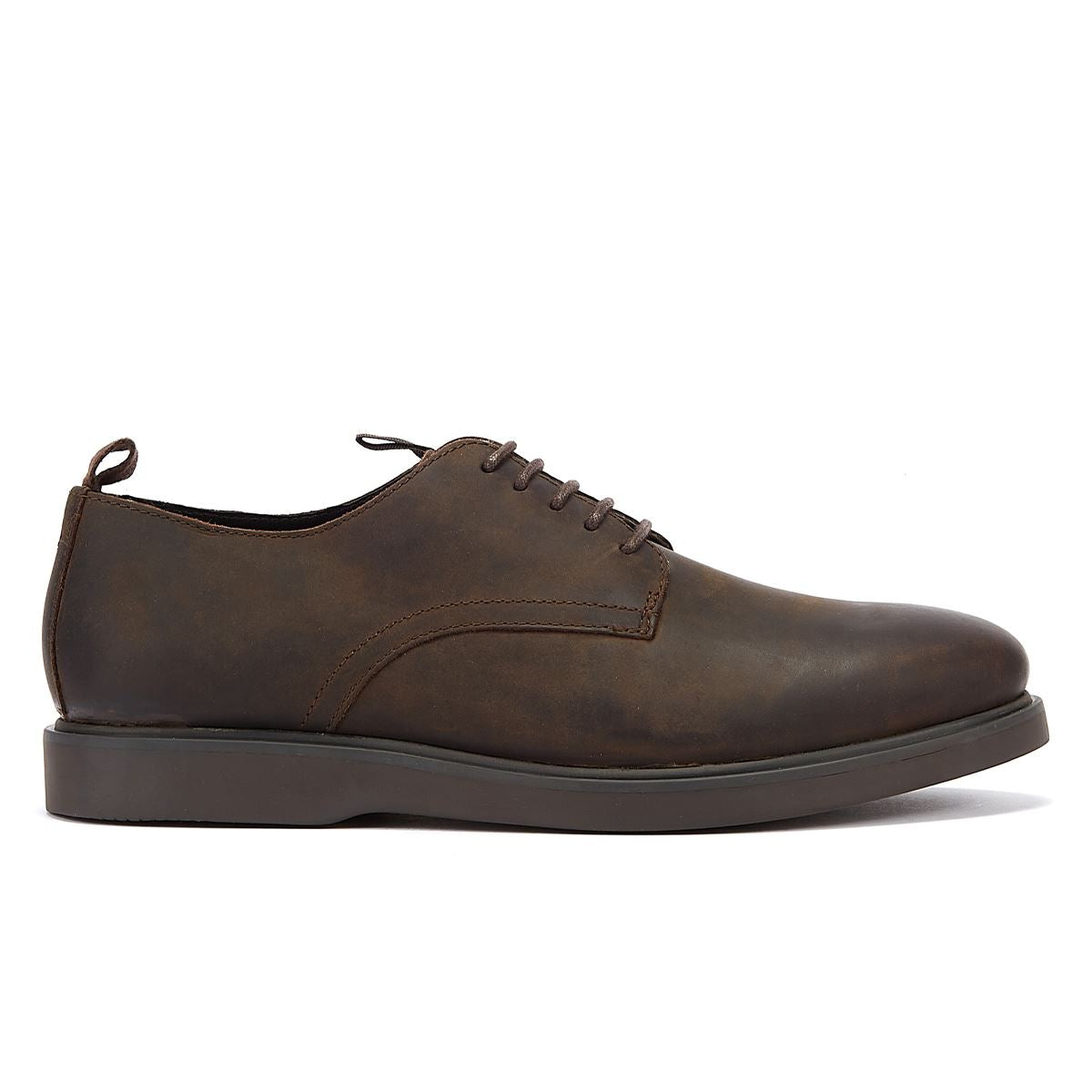 Hudson Chaussures À Lacets Marron En Cuir Fou Pour Hommes De Barnstable