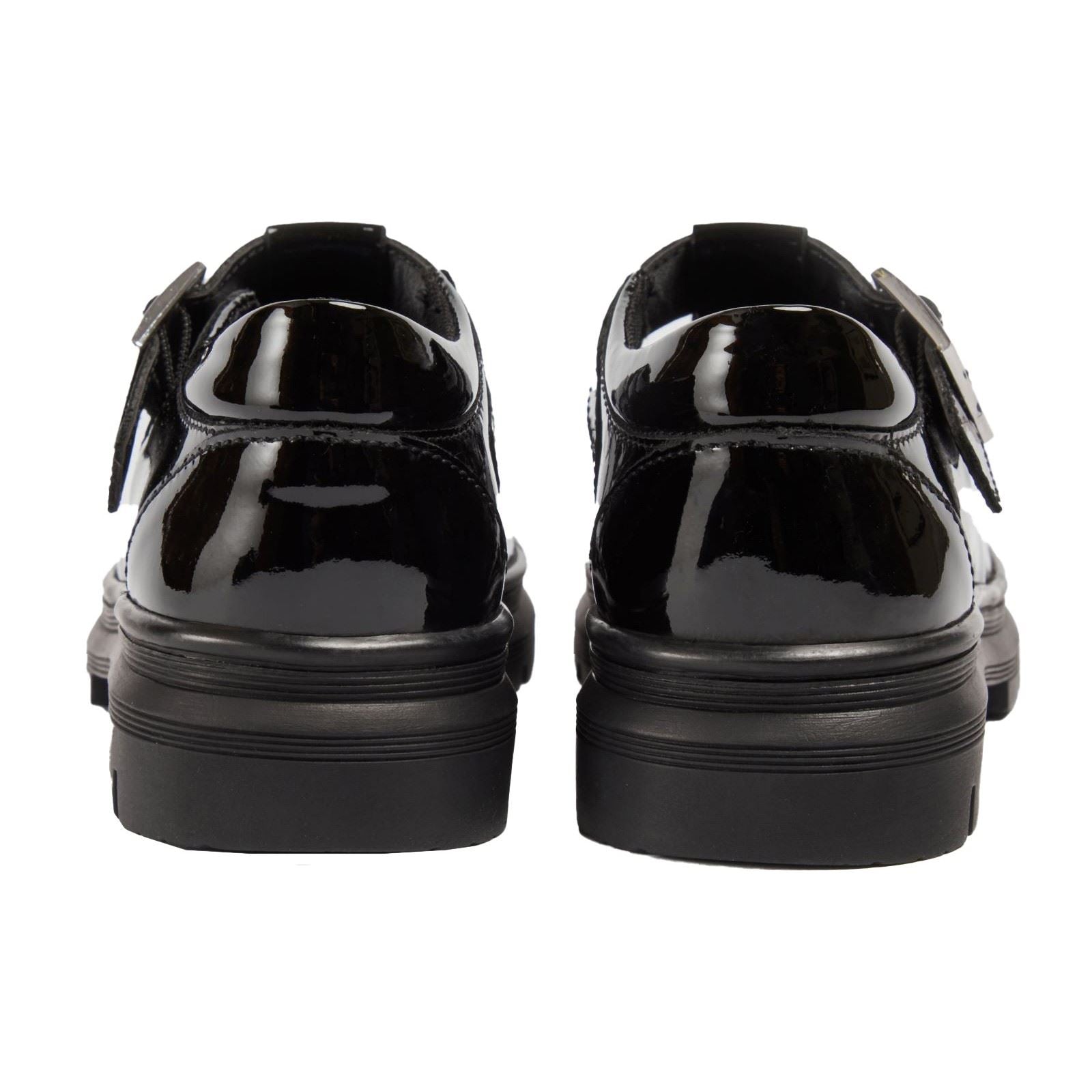 Pod Emilie Chaussures Pour Filles En Simili Cuir Noir Verni
