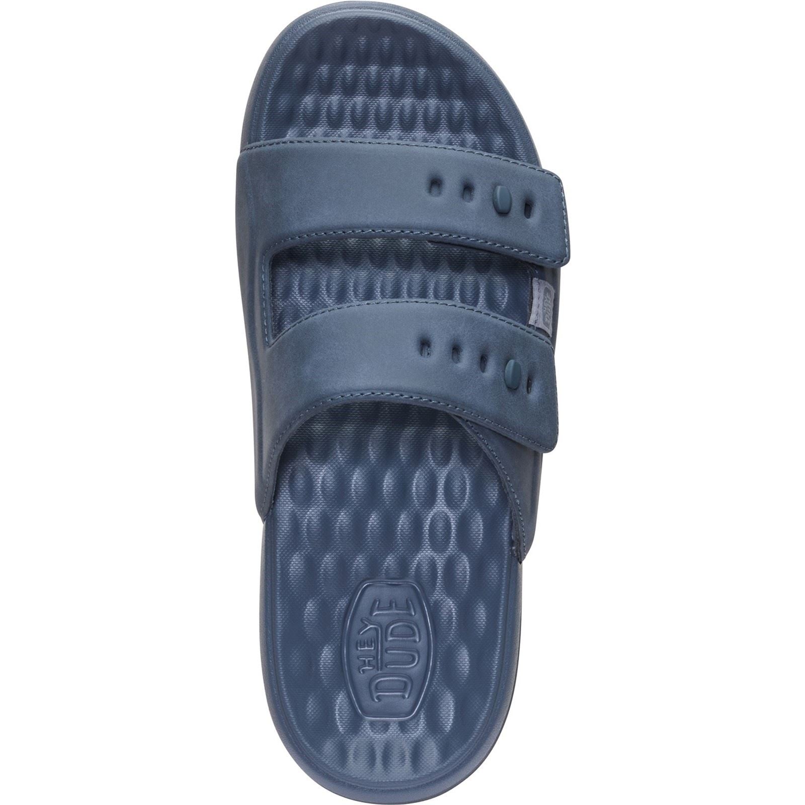 HEYDUDE Wave 2 Strap Sandales Turbulence Grey Pour Hommes En Polyuréthane