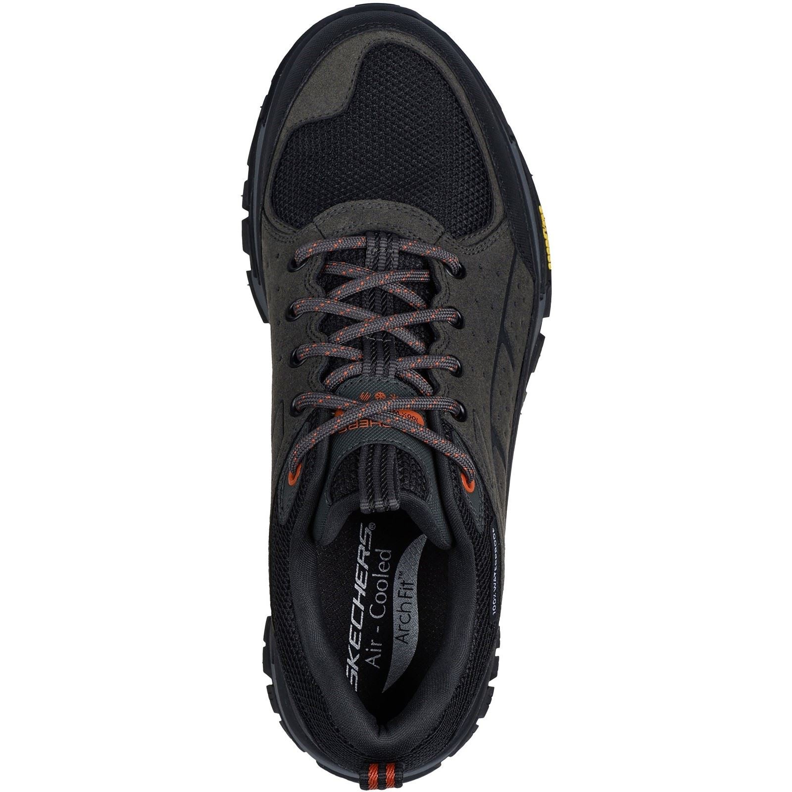 Skechers Arch Fit Road Walker Vernal Chaussures De Randonnée Pour Homme En Daim Noir/Charbon