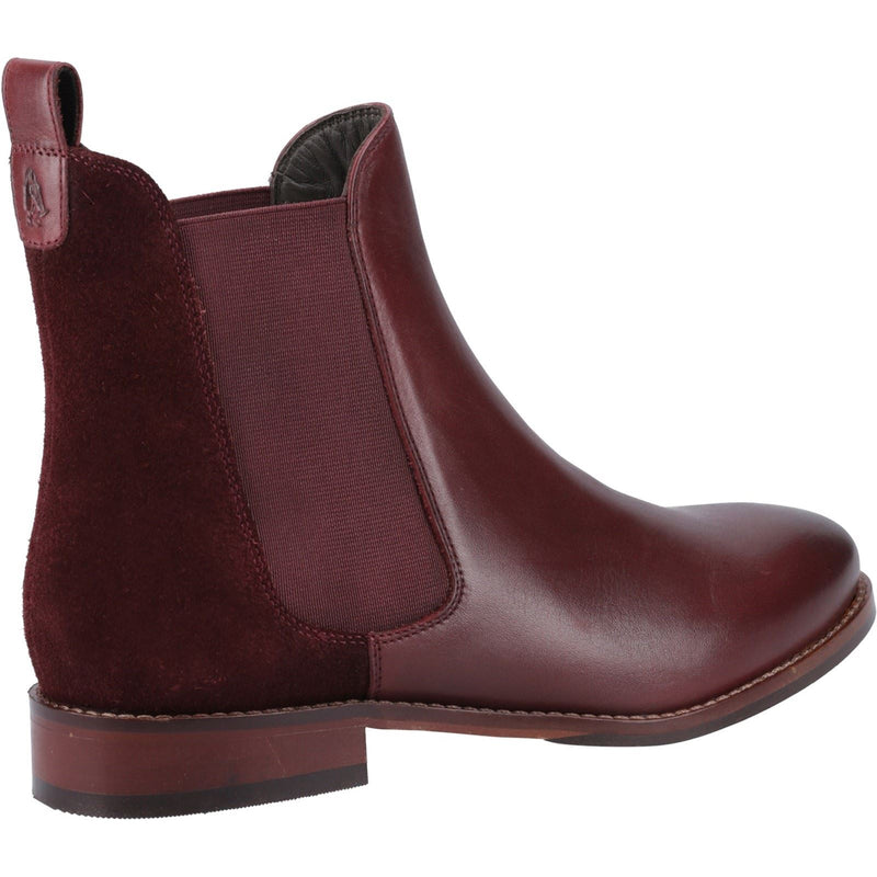 Hush Puppies Colette Bottes En Daim Bordeaux Pour Femmes