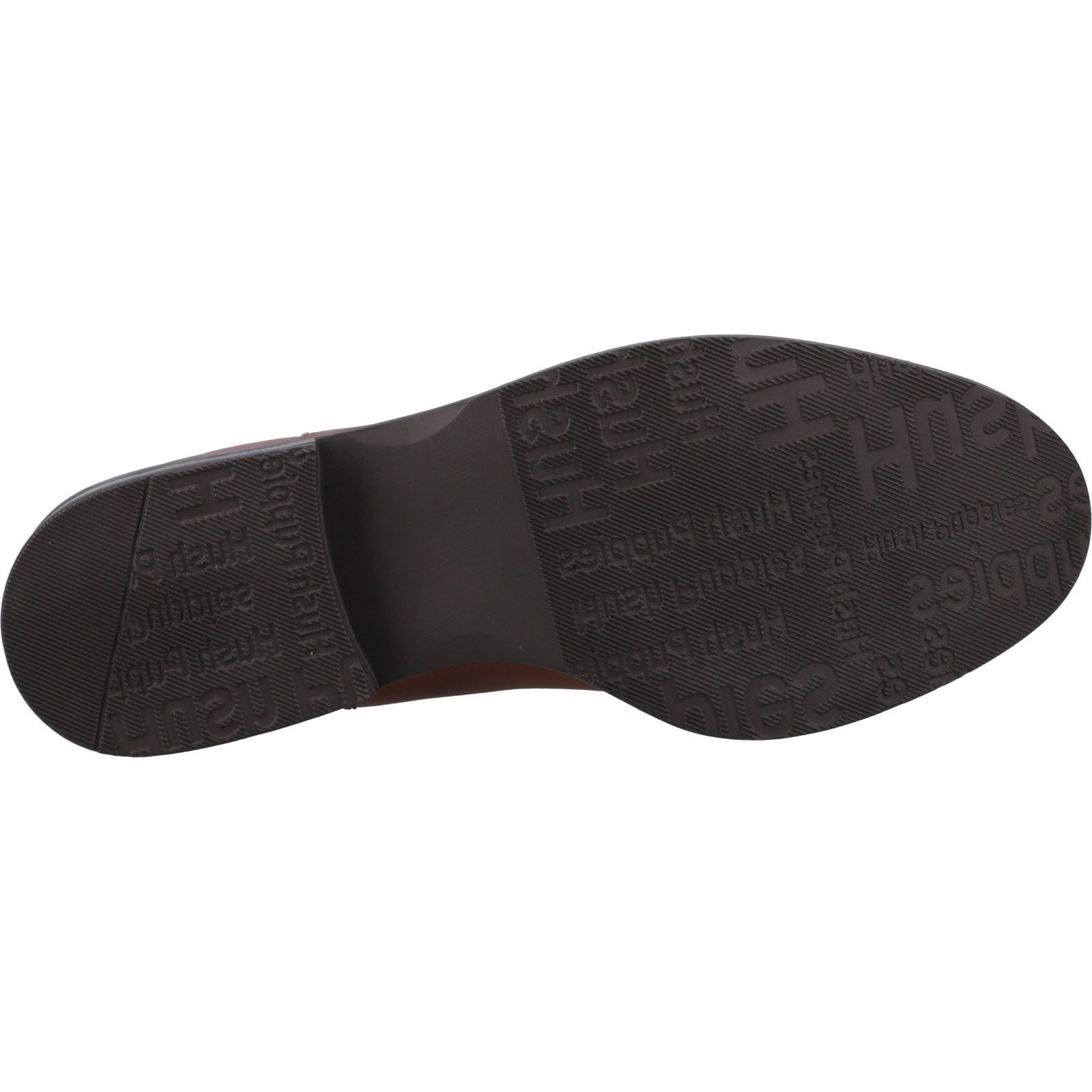 Hush Puppies Viola Bottes En Cuir Pour Femmes Couleur Tan