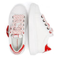 Karl Lagerfeld Kapri Valentine Pendant Baskets Blanches En Cuir Pour Femmes