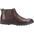 Hush Puppies Gary Bottes En Simili-Cuir Marron Pour Hommes