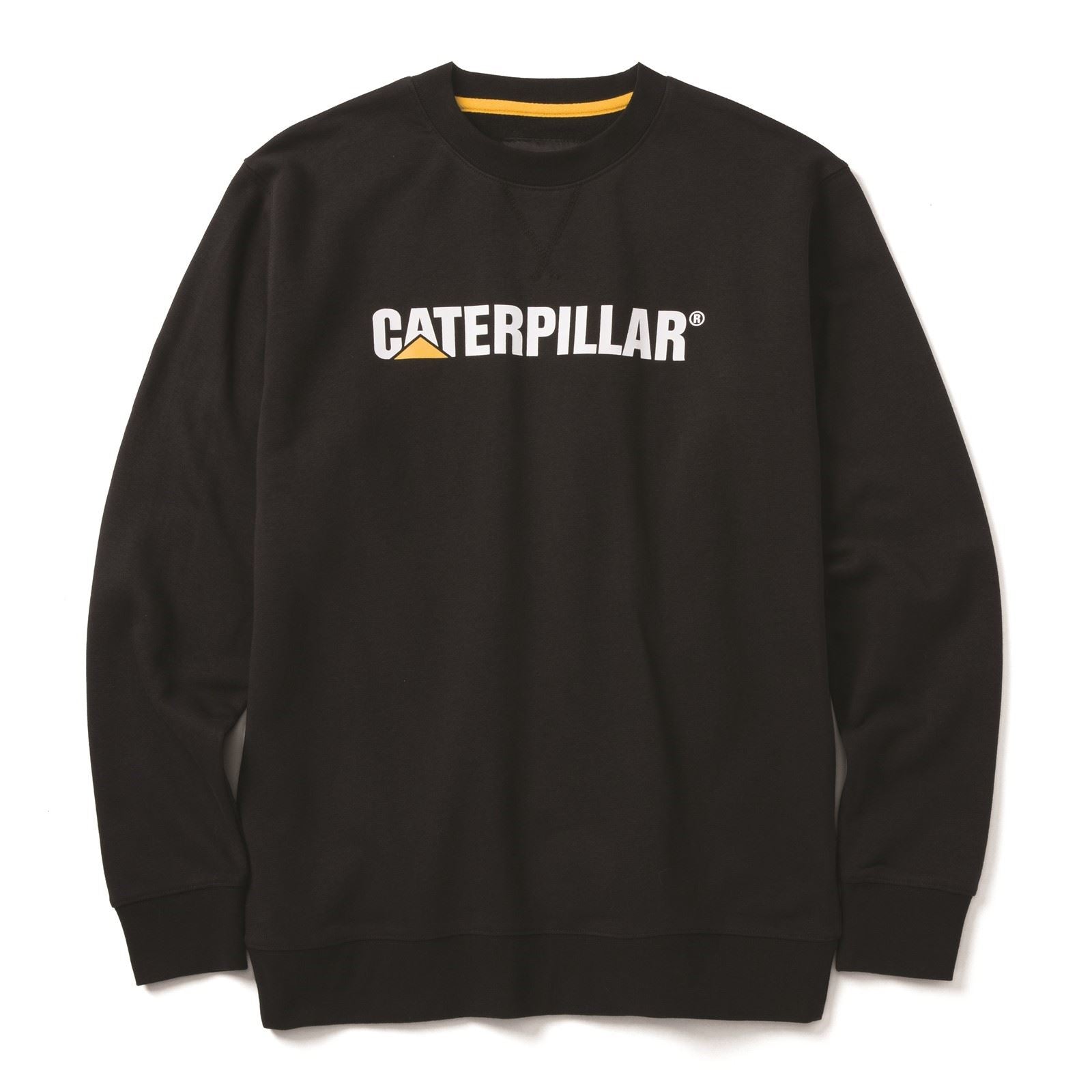 Caterpillar Midweight Crewneck Sweatshirt Noir En Coton Pour Homme