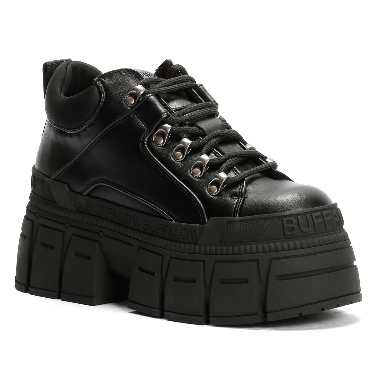 Buffalo Gospher Hike Lo Chaussures Noires Pour Femmes