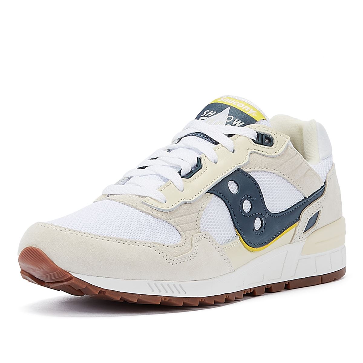 Saucony Shadow 5000 Baskets En Daim Blanc/Bleu