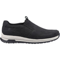 Hush Puppies Cole Mocassins En Nubuck Noir Pour Hommes