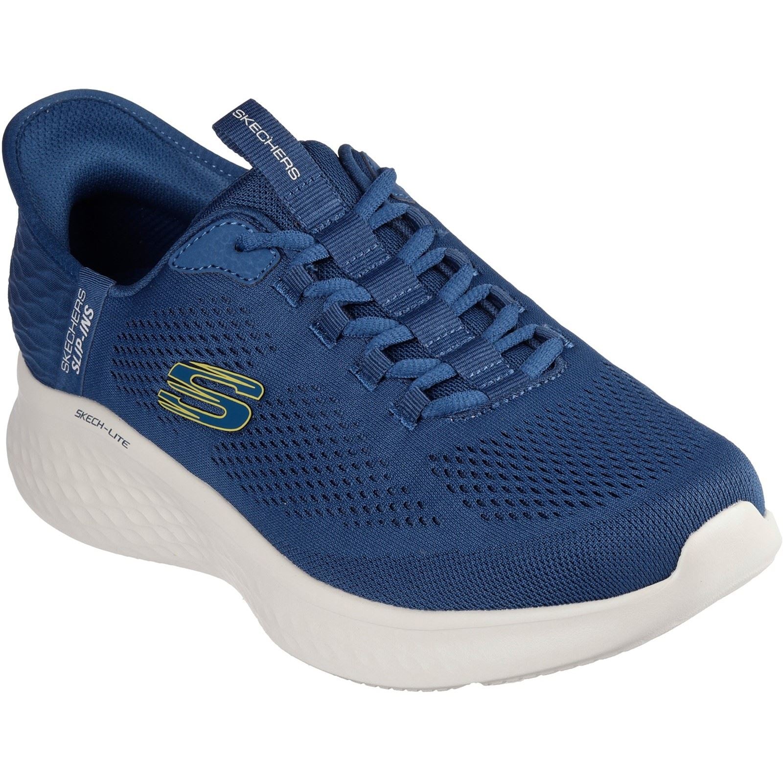 Skechers Skech-Lite Pro Primebase Chaussures De Sport Pour Hommes En Toile Bleu/Vert