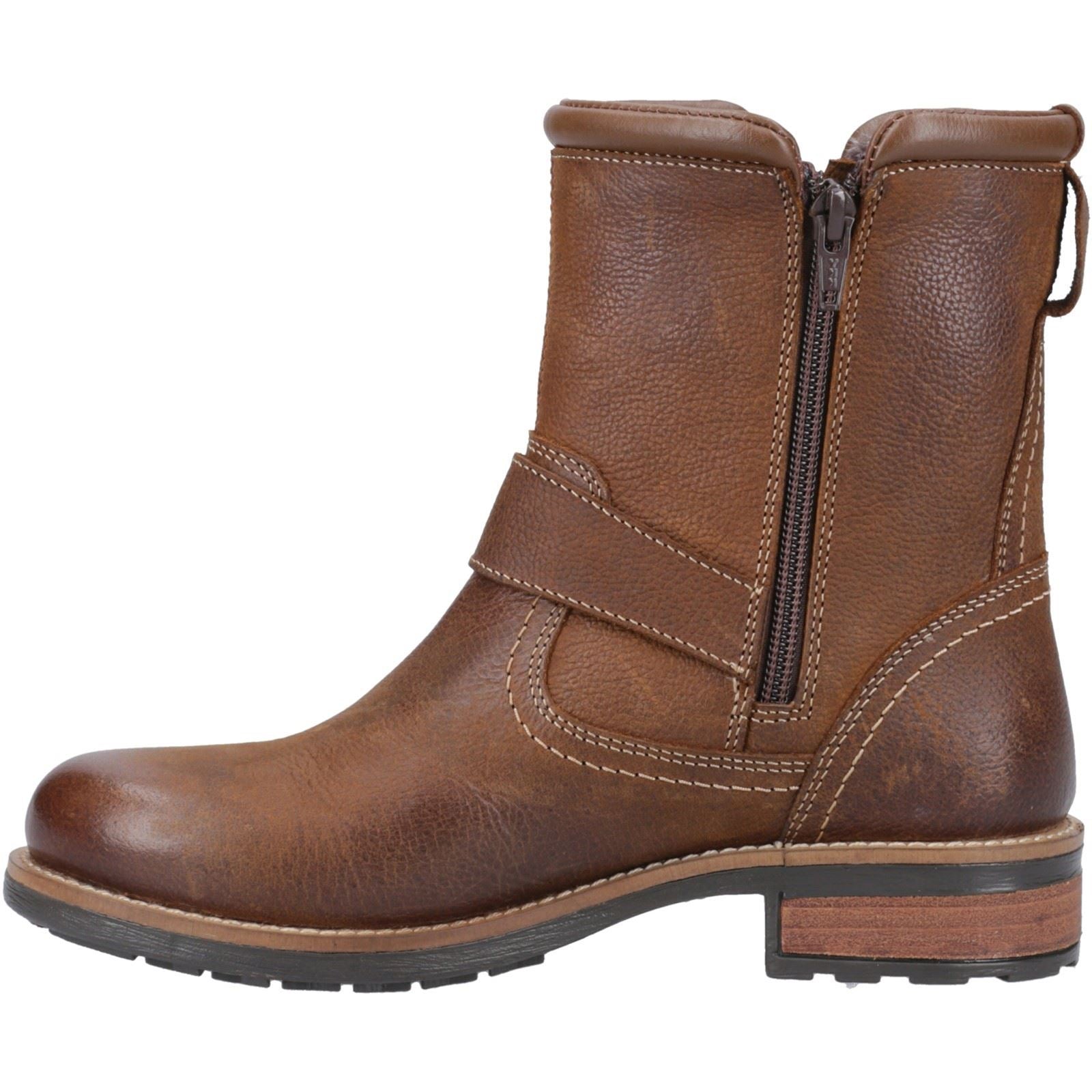 Cotswold Kinsham Bottes D'hiver Mi-mollet Pour Femme En Cuir Couleur Tan
