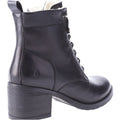 Hush Puppies Harriet Bottes Noires En Cuir Pour Femmes