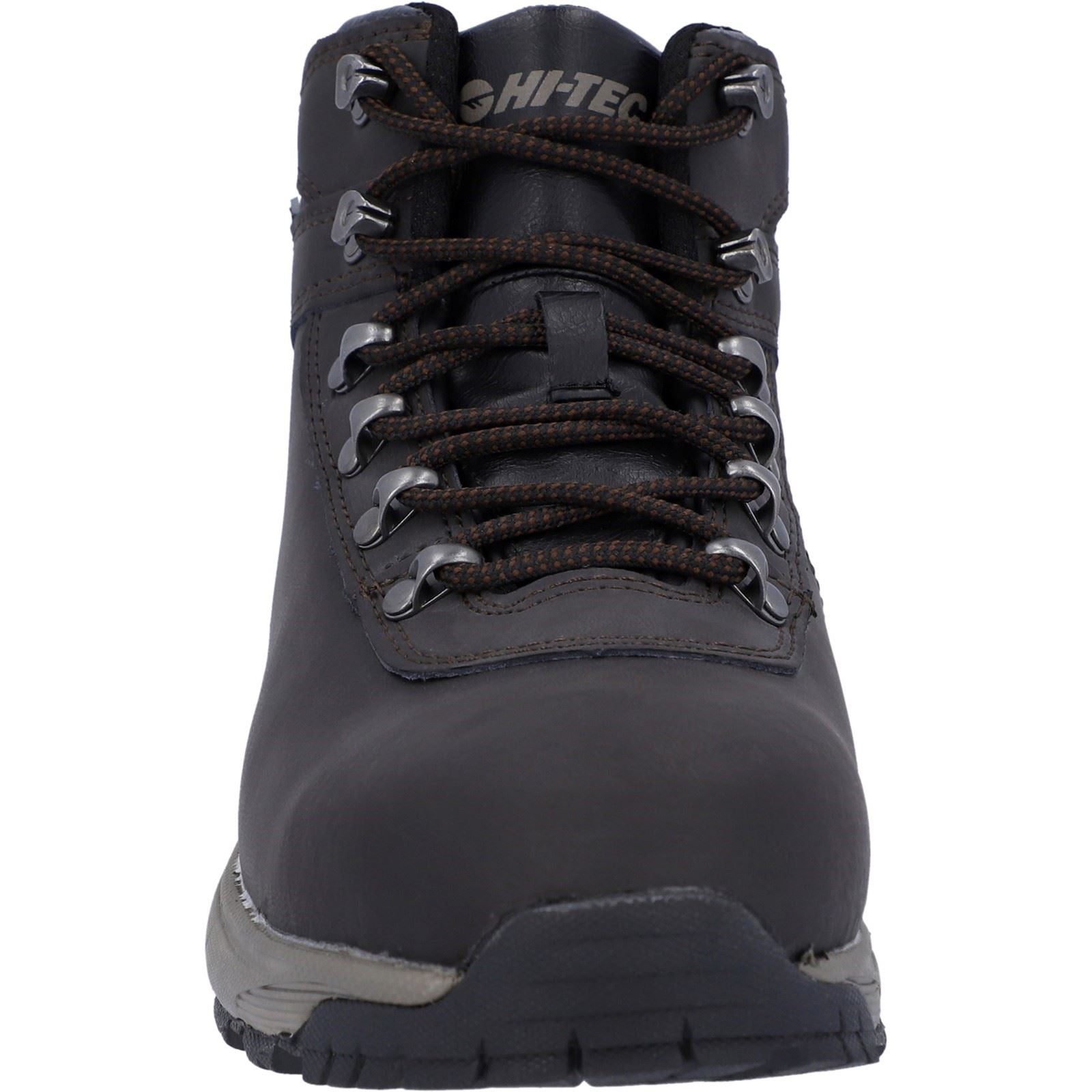 Hi-Tec Eurotrek Lite Waterproof Bottes De Randonnée En Simili Cuir Pour Femme De Couleur Chocolat Foncé