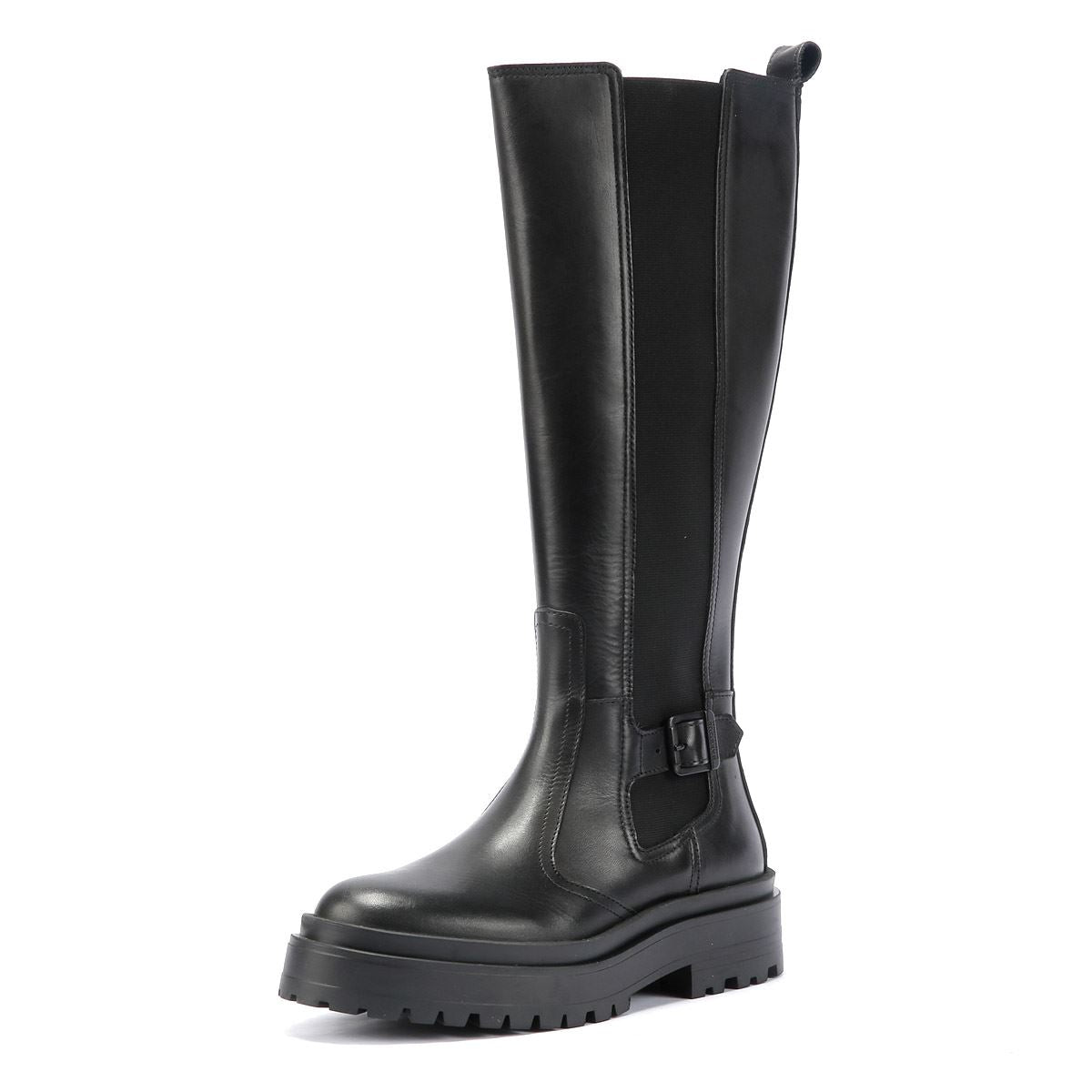 Barbour Alicia Bottes noires en cuir pour femmes