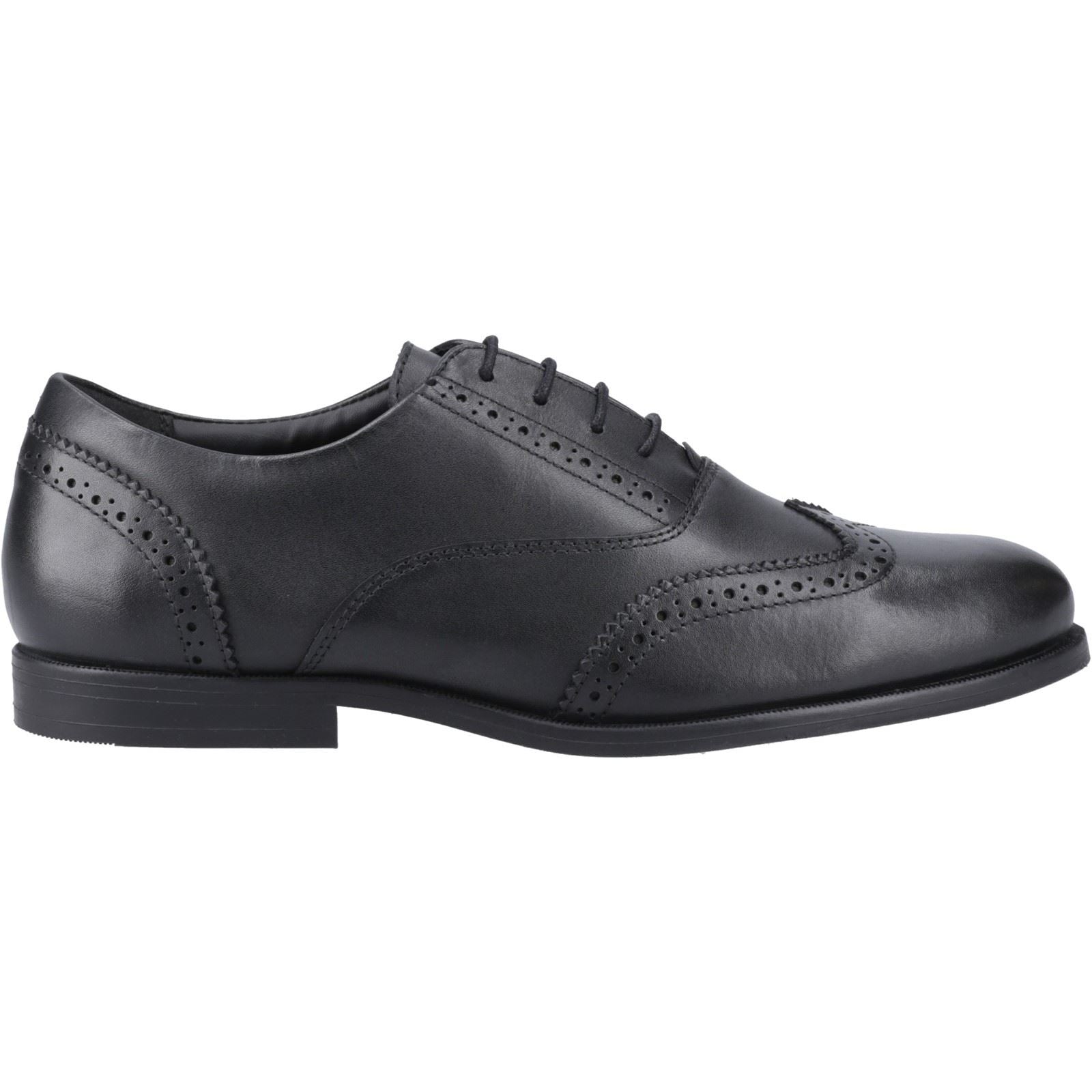 Pod Lee Chaussures Plates Noires Pour Filles En Cuir