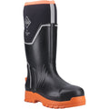 Muck Boots Grit S5 Bottes En Caoutchouc Pour Homme Noir/Orange