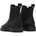 TOMS Charlie Bottes Noires En Cuir Pour Femmes