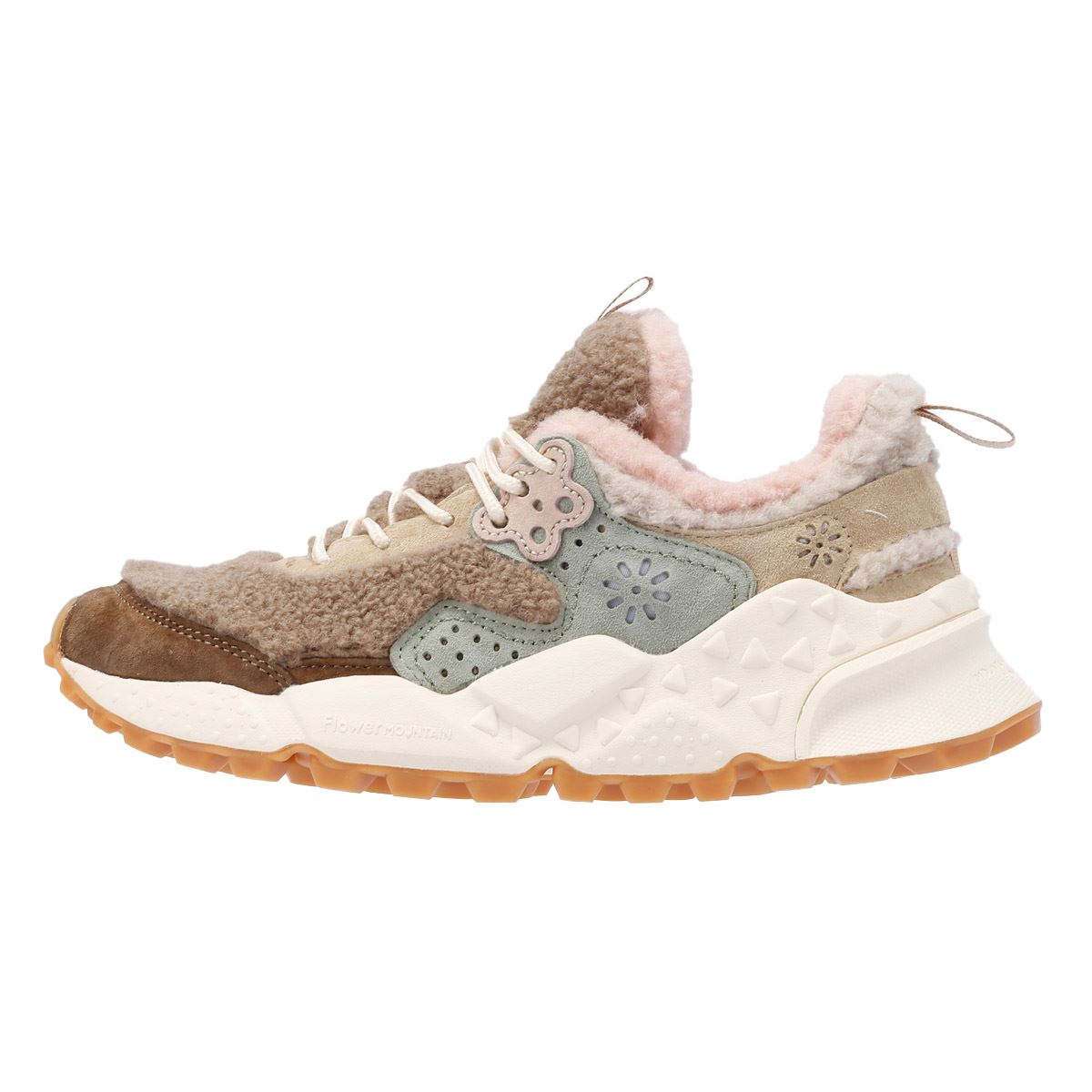 Flower Mountain Kotetsu Teddy Baskets Beige Pour Femmes En Mélange De Laine