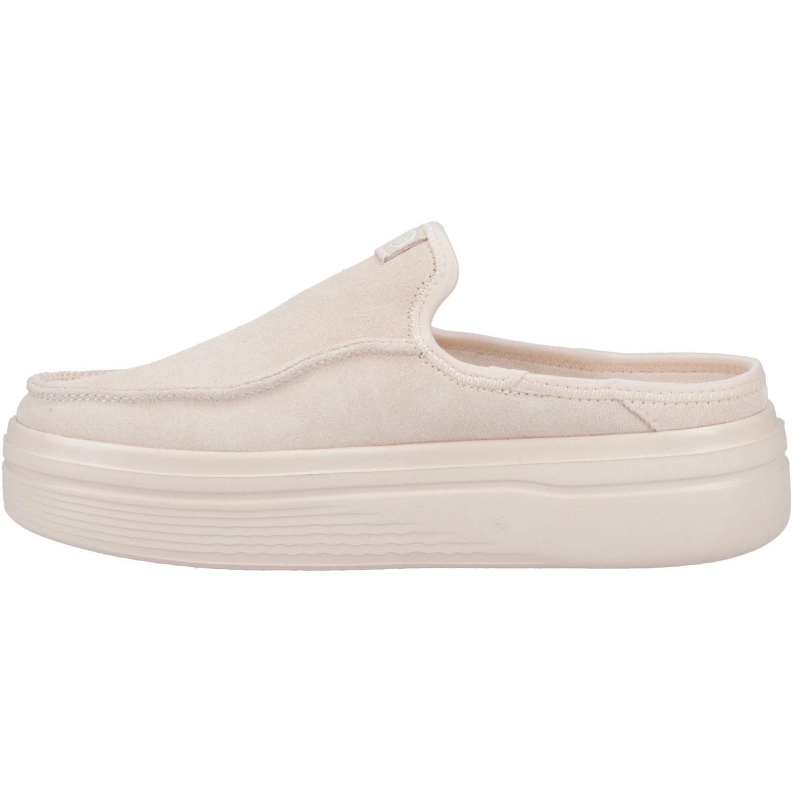 HEYDUDE Austin Lift Classic Mules En Cuir Pour Femmes De Couleur Blush