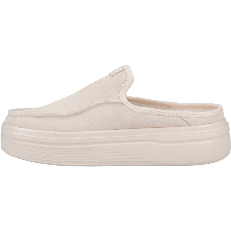 HEYDUDE Austin Lift Classic Mules En Cuir Pour Femmes De Couleur Blush