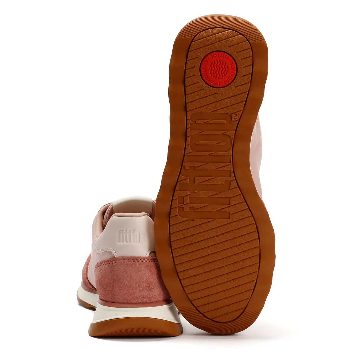 FitFlop X Pantone Retro-Q Baskets Roses Pour Femmes Suede
