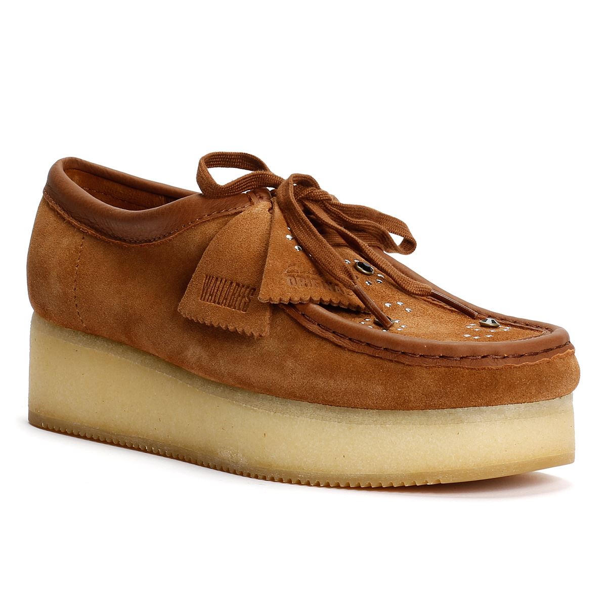 Clarks Originals Wallacraft Bee Chaussures Pour Femmes En Suède Marron