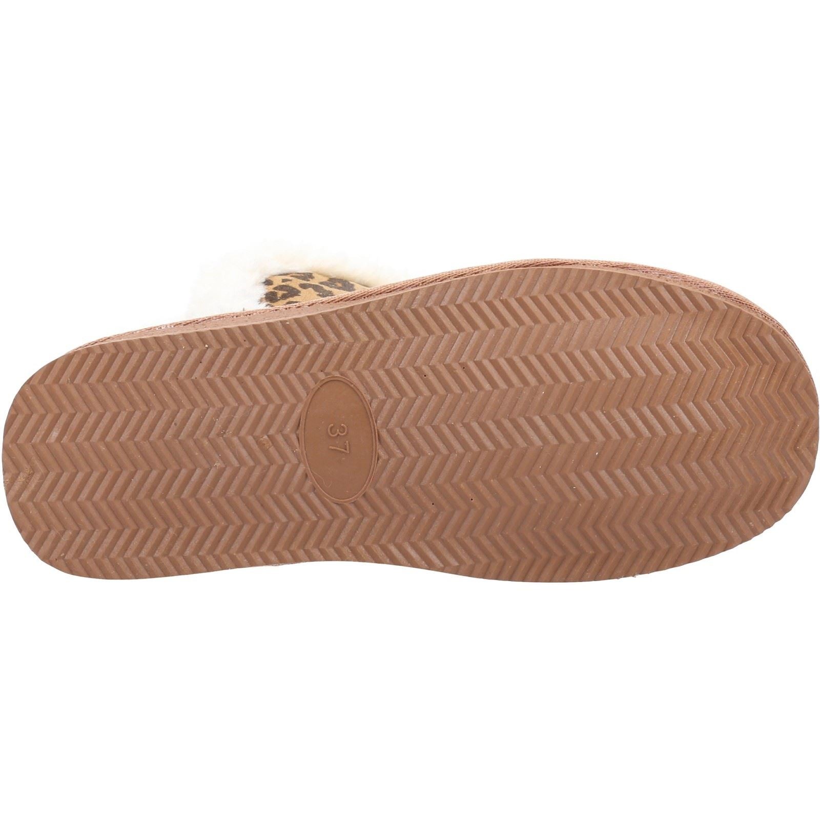 Hush Puppies Ashleigh Chaussons Léopard En Fausse Fourrure Pour Femmes