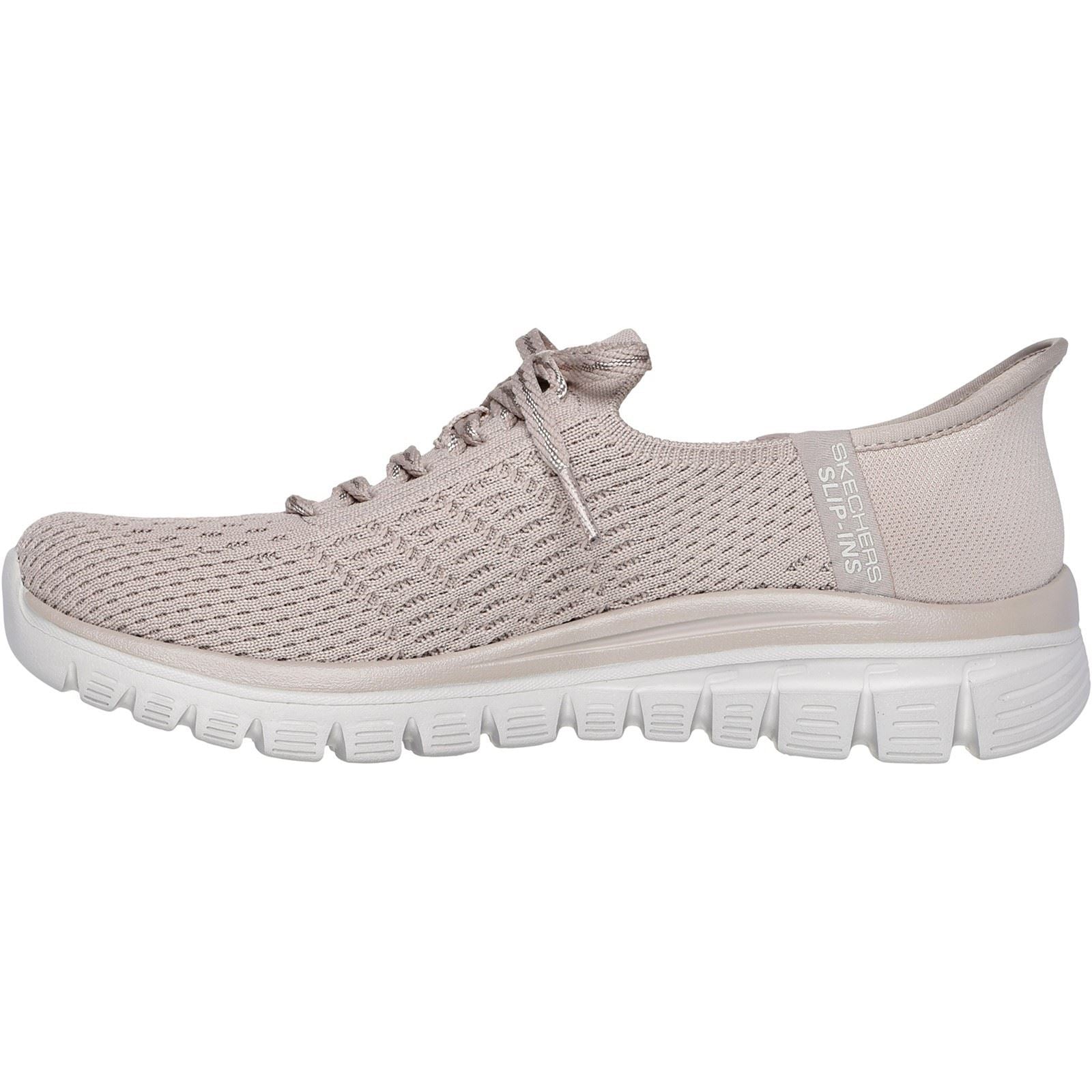 Skechers Graceful First Blush Sneakers En Toile Pour Femmes Taupe