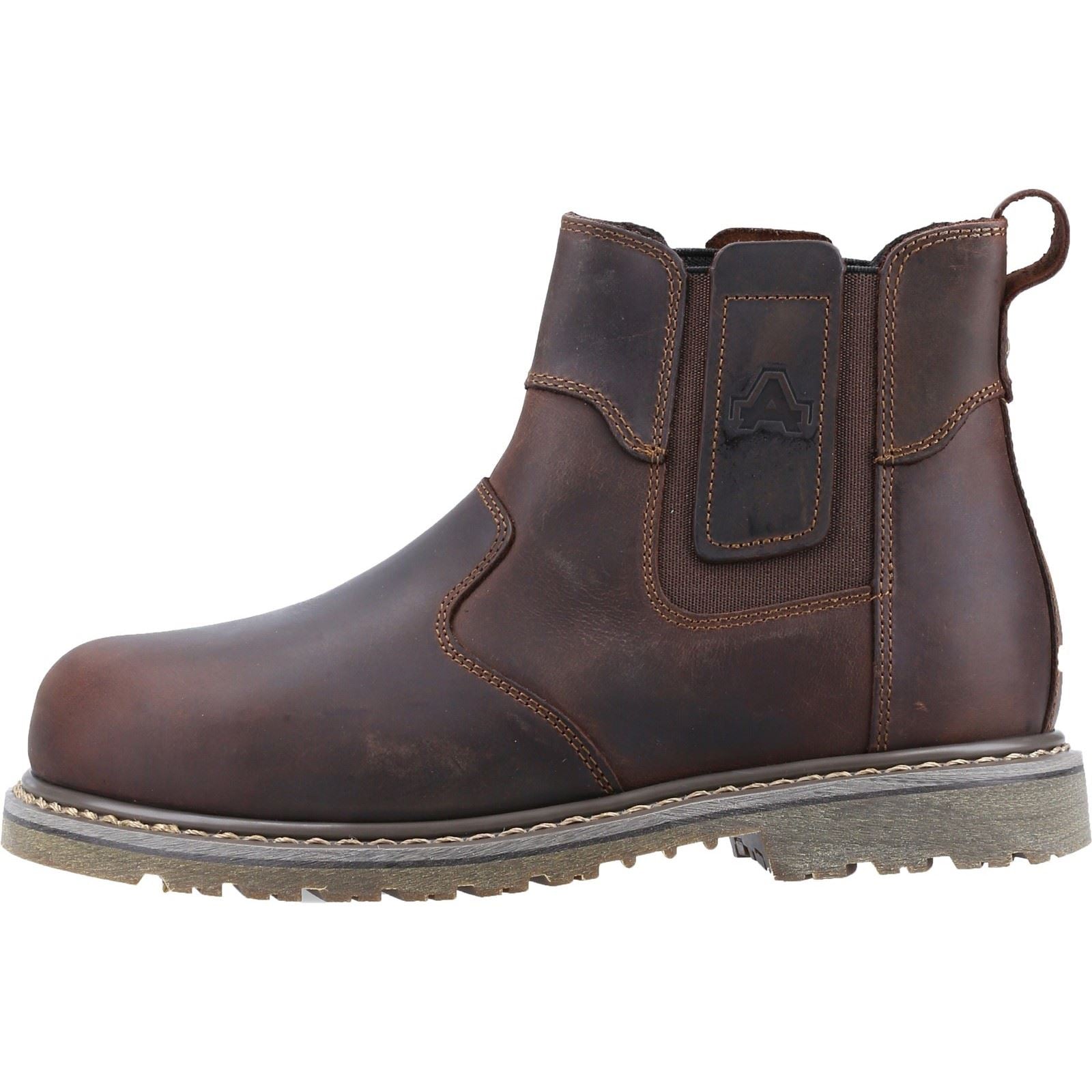 Amblers Safety  Bottes De Sécurité En Cuir Marron Fs165